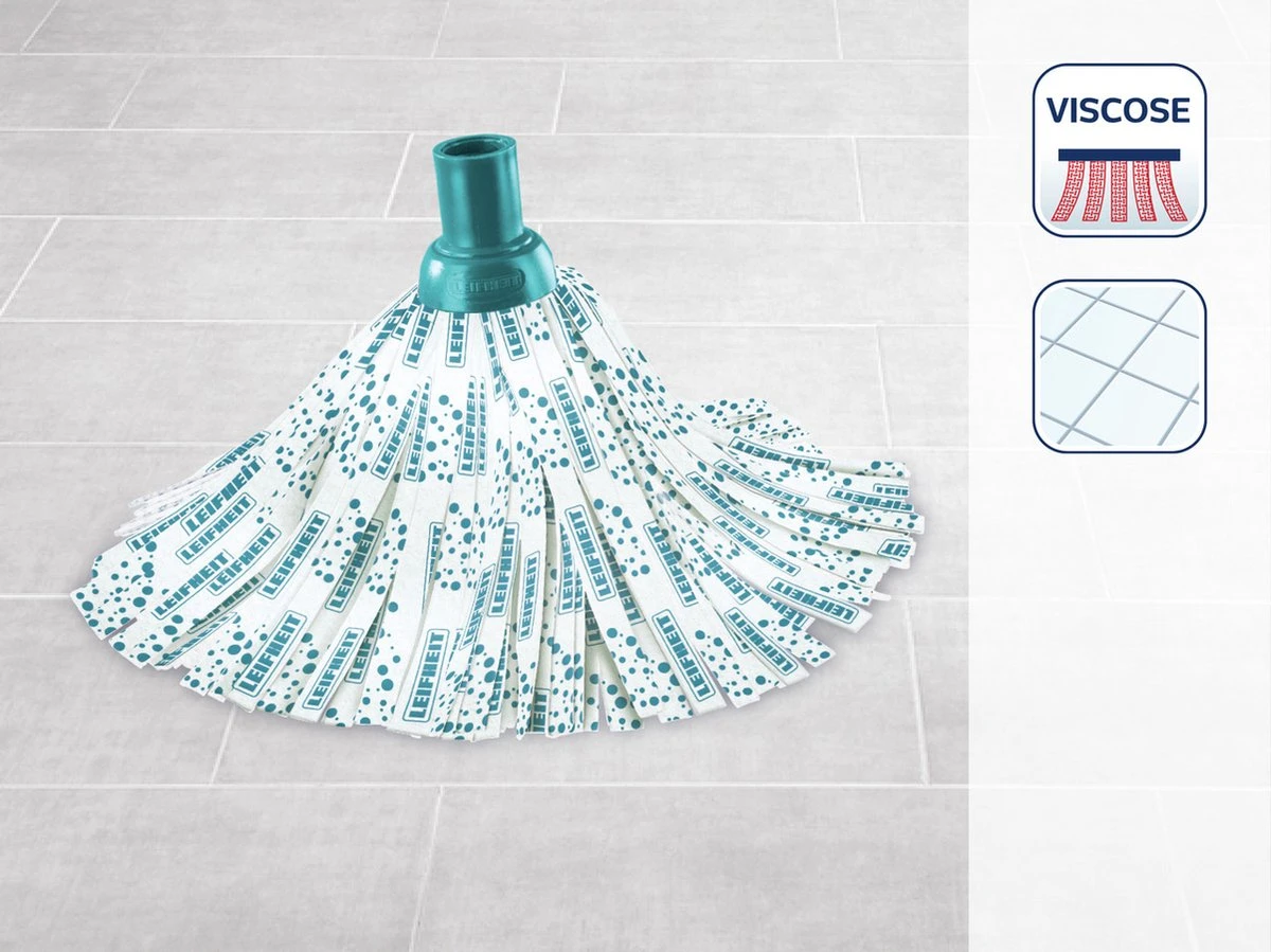 Leifheit Classic Vervangingskop Mop - Viscose 2 Leifheit Classic Vervangingskop Mop - Viscose - Afbeelding 2