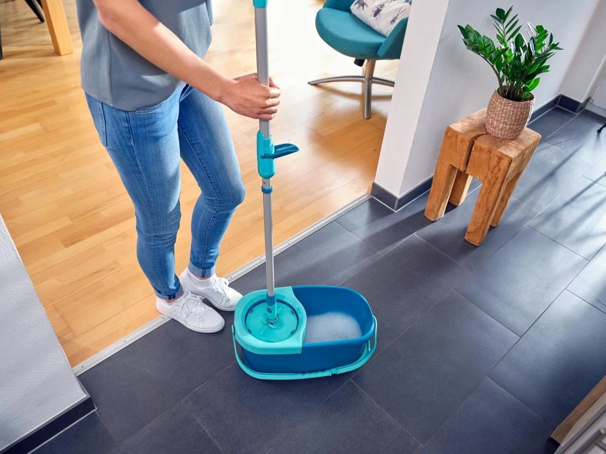 Leifheit - Clean Twist Disc Mop Ergo - Dweil Set Compleet 4 Leifheit - Clean Twist Disc Mop Ergo - Dweil Set Compleet - Afbeelding 4