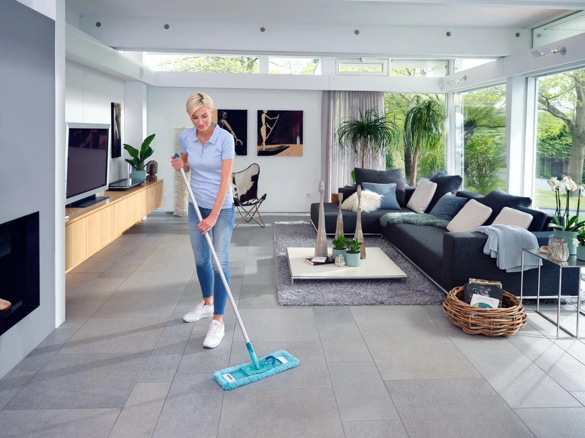 Leifheit Profi Vloerwisser Xl - Compleet Systeem Met Wieltjes Micro Duo - 42 Cm Wisbreedte 3 Leifheit Profi Vloerwisser Xl - Compleet Systeem Met Wieltjes Micro Duo - 42 Cm Wisbreedte - Afbeelding 3