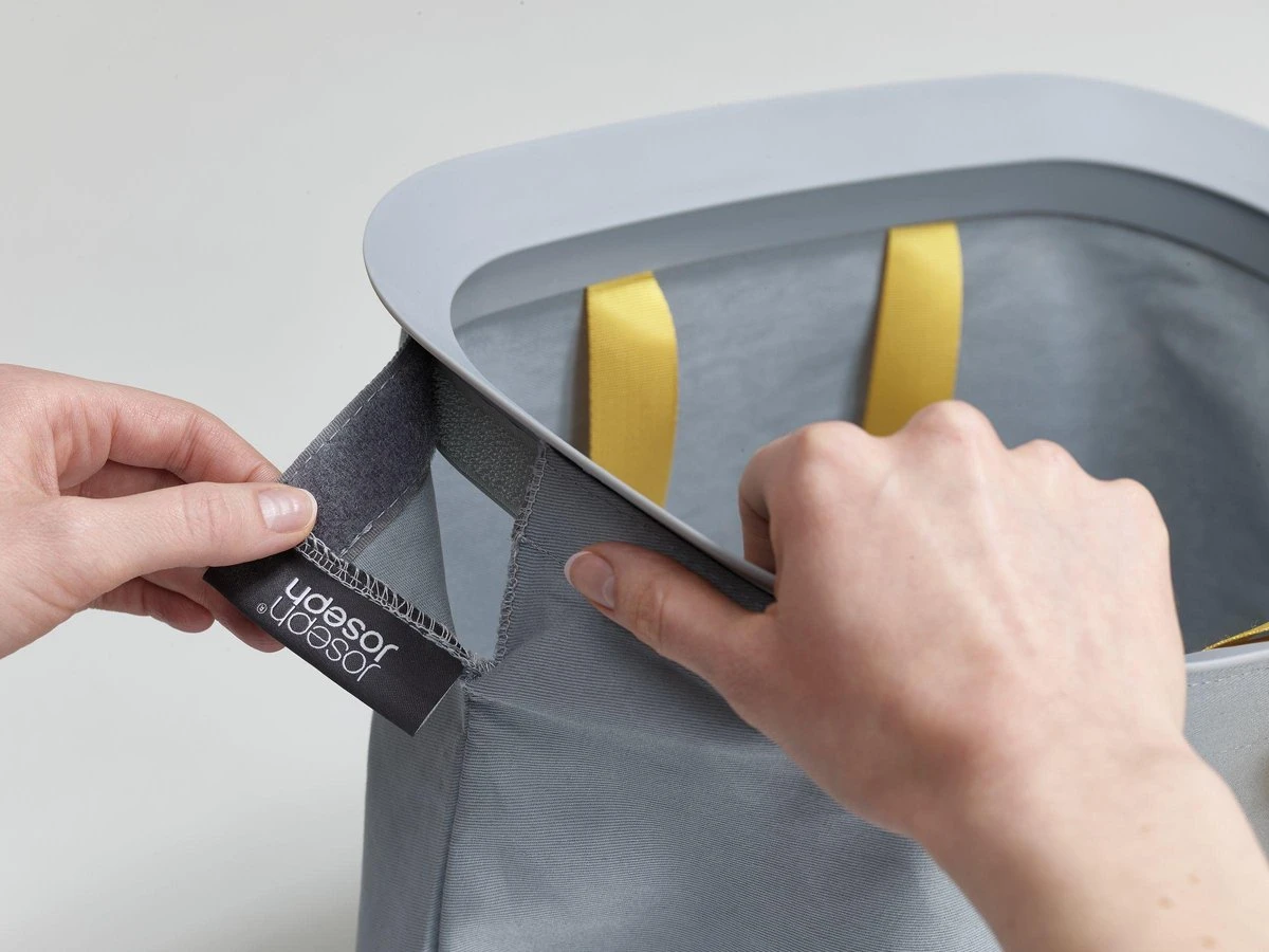 Tota Wasmand, 90 L, 2 Compartimenten, Grijs - Joseph Joseph 9 Tota Wasmand, 90 L, 2 Compartimenten, Grijs - Joseph Joseph - Afbeelding 9