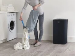 Tota Wasmand, 60 L, 2 Compartimenten, Zwart - Joseph Joseph -Leifheit Store 1200x900 55