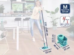 Leifheit Clean Twist M Vloerwisser Ergo Mobiel - Dweil Set Compleet Systeem Met Wieltjes - 33 Cm - 6 Liter 25 Leifheit Clean Twist M Vloerwisser Ergo Mobiel - Dweil Set Compleet Systeem Met Wieltjes - 33 Cm - 6 Liter -Leifheit Store 1200x900 8
