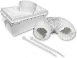 Scanpart Condens Opvangbak Voor Droger - Condensbox Voor Droogkast - Compleet - Inclusief 1.5 Meter Afvoerslang - Universeel