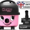 Numatic Hetty Eco Compact HET160 - Stofzuiger Met Zak - Met Extra Turboborstel - 10 Meter Snoer - Compleet Met Accessoires - Roze Henry