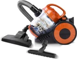 TurboTronic CV07 Stofzuiger Zonder Zak – Zwart/Oranje