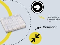 Merkloos Set Van 25 Professionele Naaimachine Spoelen - Sterke Universele Naaimachine Spoeltjes - 2 Bij 1 Cm - Spoelendoos - Naaien -Leifheit Store 1200x913 6