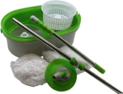 BensonClean Spin Mop - Inclusief Emmer -Leifheit Store 1200x914