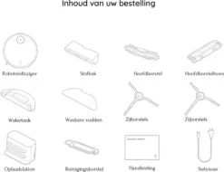 Thuys Robotstofzuiger - Robotstofzuigers Met Dweilfunctie - Laser Navigatie En Slimme Wifi Controle - Stofzuiger Robot - Zakloos - Wit - 200ml -Leifheit Store 1200x922 3