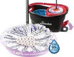 Vileda TURBO 3in1 Mop Met Zwenkkop + Pedaalemmer -Leifheit Store 1200x927