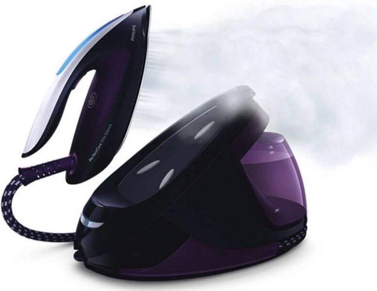 Philips PerfectCare Elite GC9650/80 - Stoomgenerator - Paars/zwart 2 Philips PerfectCare Elite GC9650/80 - Stoomgenerator - Paars/zwart - Afbeelding 2
