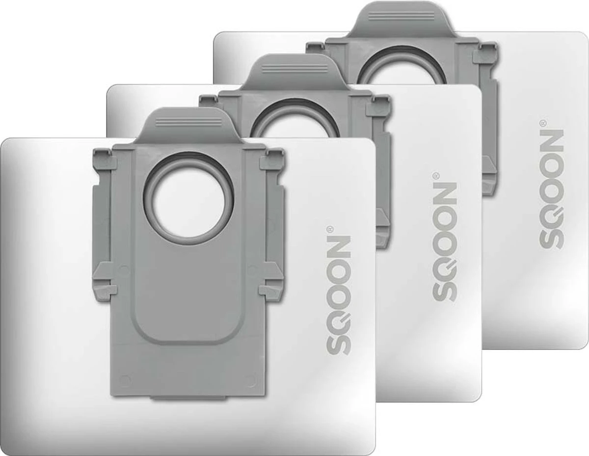 SQOON - Xiaomi Stofzuigerzakken Voor Roborock Q5+, Q7+ En Q7+ Max - 3 Stuks 2 SQOON - Xiaomi Stofzuigerzakken Voor Roborock Q5+, Q7+ En Q7+ Max - 3 Stuks - Afbeelding 2