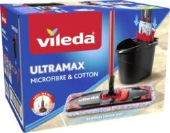Vileda UltraMax Micro&Cotton - Complete Set - Tegelvloeren -Leifheit Store 1200x937