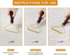 Merkloos Pluizenverwijderaar Deluxe - Goud - Kledingontpluizer - Ontpluizer -Draagbare Lint Remover - Verwijdert Pluisjes - Voor Tapijt - Wollen Kleding - Makkelijk Mee Te Nemen -Leifheit Store 1200x940 5