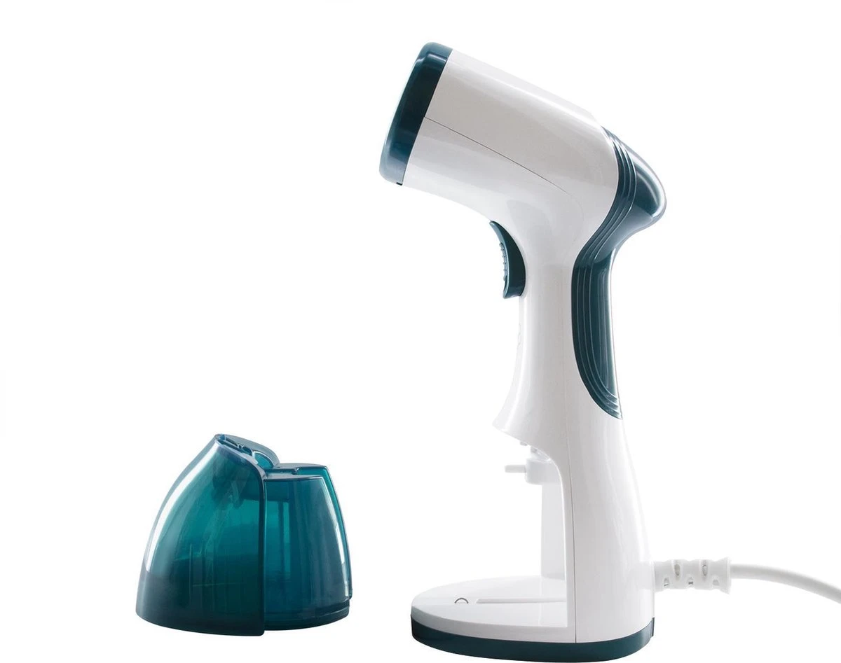 Tomado TSH1201W - Kledingstomer - 1200 Watt - RVS Zool - Wit/turquoise 5 Tomado TSH1201W - Kledingstomer - 1200 Watt - RVS Zool - Wit/turquoise - Afbeelding 5