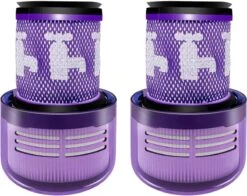 2x Hoogwaardig Wasbaar Uitlaat - Motor HEPA Filter Geschikt Voor Dyson V12 Detect Slim/ Absolute 971517-01