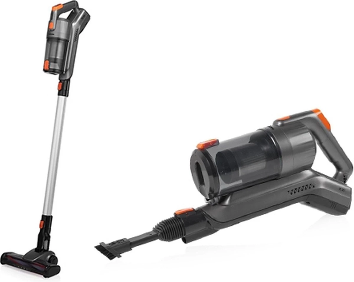 Tristar SZ-2100 Draadloze Steelstofzuiger – Incl Oplaadstation - Steelstofzuiger, Handstofzuiger En Kruimelzuiger - Uitneembare HEPA Filter - Grijs 13 Tristar SZ-2100 Draadloze Steelstofzuiger – Incl Oplaadstation - Steelstofzuiger, Handstofzuiger En Kruimelzuiger - Uitneembare HEPA Filter - Grijs - Afbeelding 13