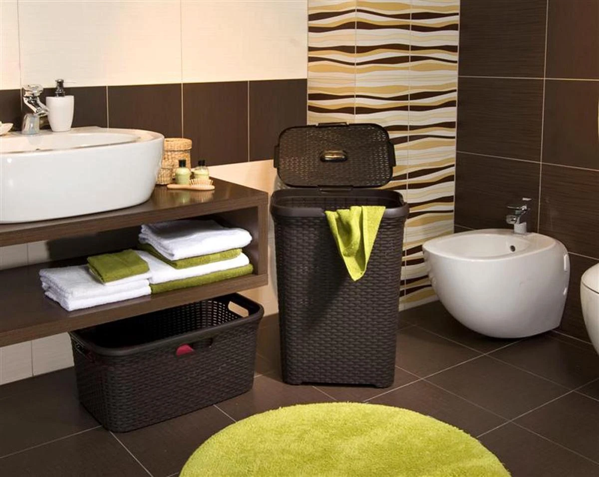 Curver Style Wasmand - 45L - Bruin 3 Curver Style Wasmand - 45L - Bruin - Afbeelding 3