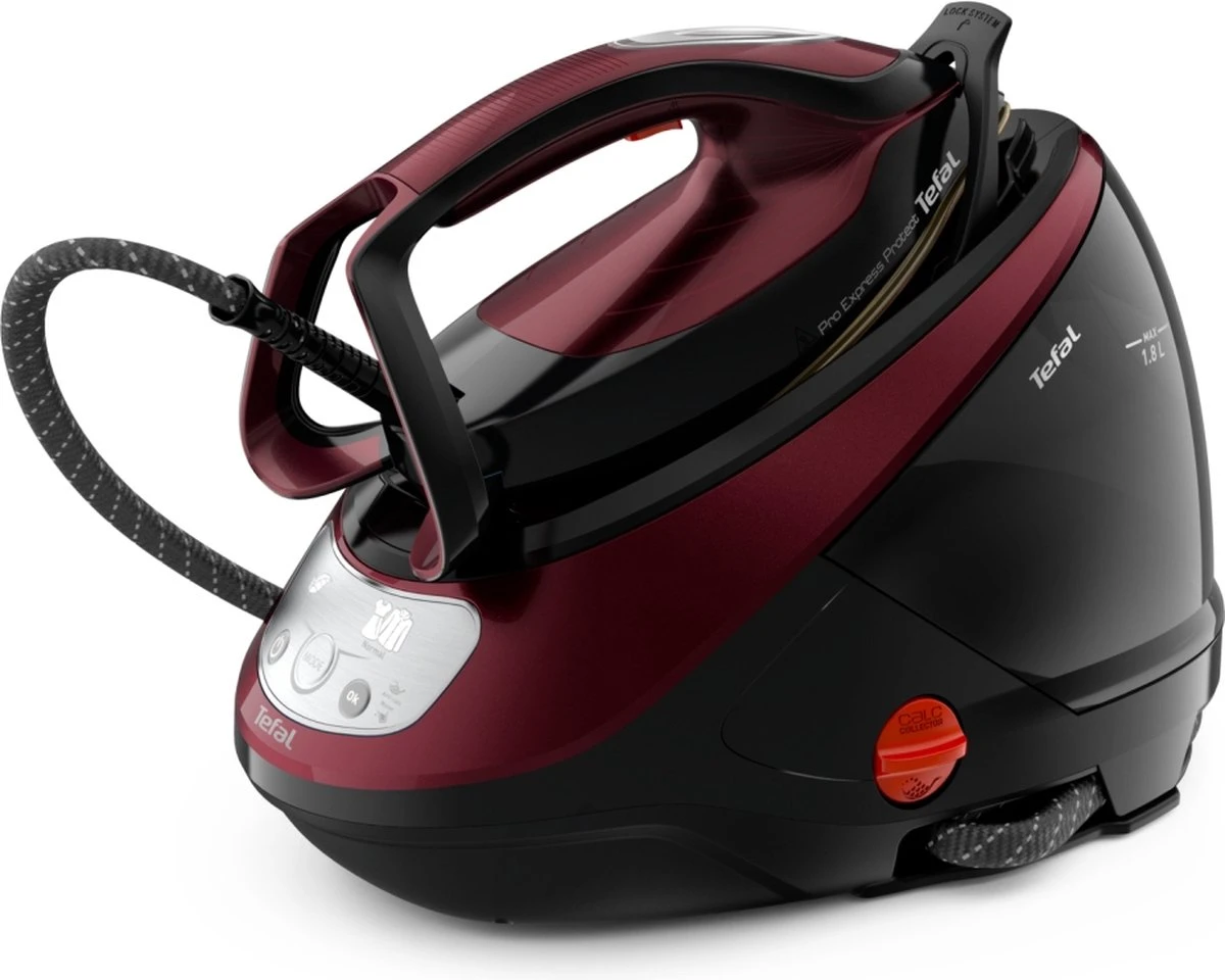 Tefal GV9230 Pro Express Protect Stoomgenerator Rood/Zwart 1 Tefal GV9230 Pro Express Protect Stoomgenerator Rood/Zwart