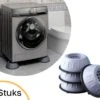 Merkloos Wasmachine Demper - Trillingsdemper - Anti Slip Trilmats - Schokdemper - 4 Stuks Anti Tril Poten -