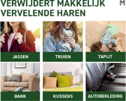 MENSMUNDI® Haarverwijderaar Voor Huisdieren - Haarverwijderaar Kleding - Haarverwijderaar Wasmachine - 4 Stuks - 6 Gratis Anti-haar Balletjes -Leifheit Store 1200x961 9