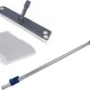 Merkloos Stofwisser Professioneel 58cm. Complete Set. Steel, Houder Met Schuim En 300 Stofwisdoeken.
