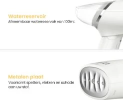 Goliving Kledingstomer - Handstomer Voor Kleding/textiel/stof - Stoomstrijkijzer - Handstoomreiniger - Handstomer - Opvouwbaar - Incl. Reis-etui - Groen -Leifheit Store 1200x973 8