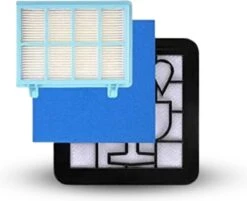 Zigla - HEPA Filterset Geschikt Voor Philips PowerPro Compact/Active Series FC8058/01 Schuim Foam Motor Filter Set