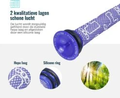 Merkloos Hepa Filter 2 Stuks - Front Filters Voor Dyson V6 V7 V8 DC58 DC59 DC61 DC62 - Promessa-Design -Leifheit Store 1200x979 14