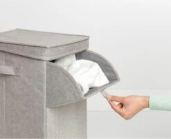 Brabantia Wasmand Met Deksel - Stapelbaar - 35 L - Grey -Leifheit Store 1200x979