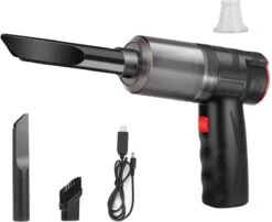 FlowShop - Draadloze Handstofzuiger - Draagbare Stofzuiger Voor Auto - 150W - Opblaasfunctie - Mini Dual Stofzuiger - Kruimeldief -Leifheit Store 1200x980 2
