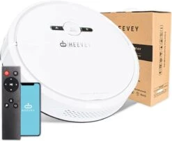 Heevey Robotstofzuiger Met Dweilfunctie - Slimme Navigatie - Automatisch Oplaadstation - Inclusief App & Afstandsbediening