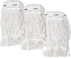 MAUS Dweil Set Compleet - Aluminium Dweilstok - 3 Recycled Moppen - Lichtgewicht Set Professional -Leifheit Store 1200x987