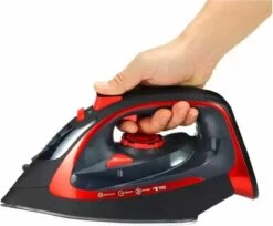 Royalty Line Draadloos Strijkijzer - Krachtig Snoerloos Strijken - Snoerloze Stoomstrijkijzer - Droogstrijkijzer - 2400W - Strijkijzer Met Stoomgenerator - 450ML Watercapaciteit - Rood 13 Royalty Line Draadloos Strijkijzer - Krachtig Snoerloos Strijken - Snoerloze Stoomstrijkijzer - Droogstrijkijzer - 2400W - Strijkijzer Met Stoomgenerator - 450ML Watercapaciteit - Rood -Leifheit Store 1200x989 6