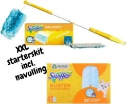 XXL Swiffer Duster & Swiffer Duster Navulling Met 9 Stuks
