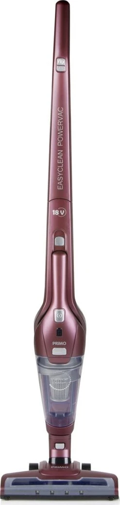 PRIMO PR508SV Stofzuiger Zonder Zak - 2-in-1 Steelstofzuiger Draadloos - Kruimelzuiger - HEPA Filter - Bordeaux -Leifheit Store 286x1200 1