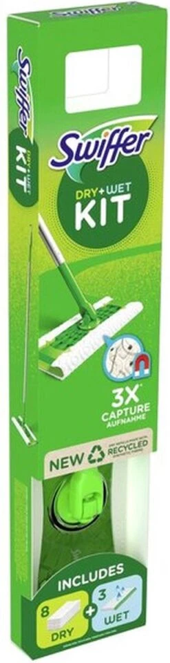 Swiffer Starterskit Vloerwisser Met 8 Stofdoeken En 3 Natte Doeken -Leifheit Store 309x1200