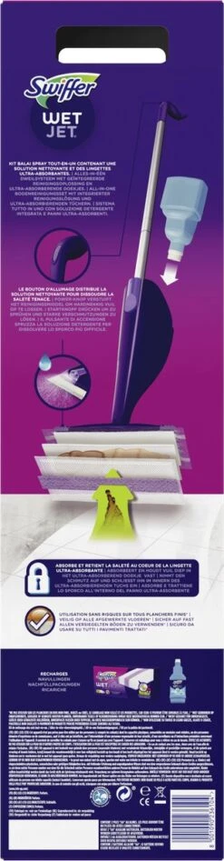 Swiffer WetJet Startset - Alles In één Dweilsysteem -Leifheit Store 313x1200