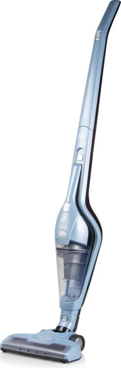 PRIMO PR507SV Stofzuiger Zonder Zak - 2-in-1 Steelstofzuiger Draadloos - Kruimelzuiger - HEPA Filter - Blauw -Leifheit Store 395x1200