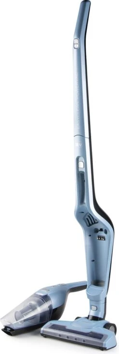 PRIMO PR507SV Stofzuiger Zonder Zak - 2-in-1 Steelstofzuiger Draadloos - Kruimelzuiger - HEPA Filter - Blauw -Leifheit Store 406x1200