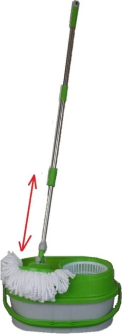 BensonClean Spin Mop - Inclusief Emmer -Leifheit Store 441x1200