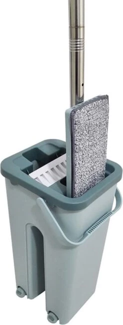 Aqua Laser Easy Flat Mop - Dweil - Blauw -Leifheit Store 456x1200