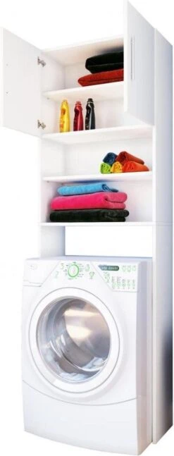 Jutas Wasmachine Ombouw - Wit