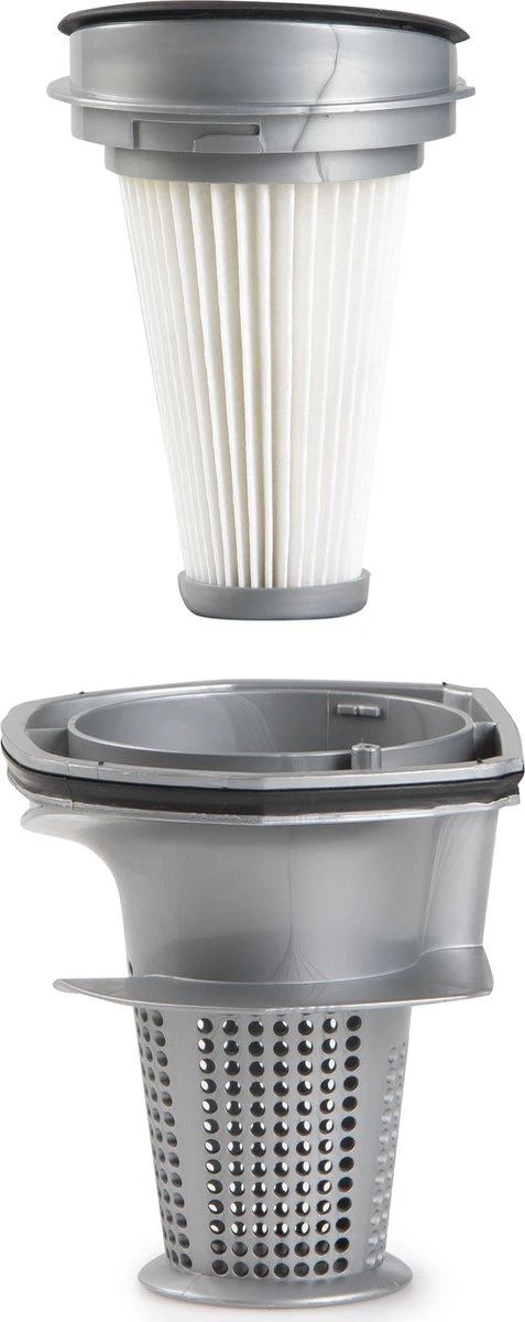 PRIMO PR506SV Stofzuiger Zonder Zak - 2-in-1 Steelstofzuiger Draadloos - Kruimelzuiger - HEPA Filter - Zilver 8 PRIMO PR506SV Stofzuiger Zonder Zak - 2-in-1 Steelstofzuiger Draadloos - Kruimelzuiger - HEPA Filter - Zilver - Afbeelding 8