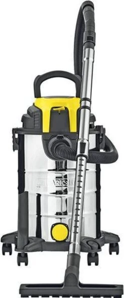 PARKSIDE® Premium Nat-/droogzuiger - Krachtige Multifunctionele Stofzuiger - Ook Te Gebruiken Als Blazer - Extra Stil - RVS Tank - 1400 W - 23 Liter - Nat En Droog - Waterzuiger - Alleszuiger - Bouwstofzuigers