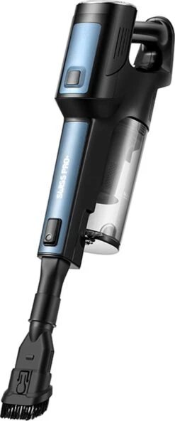 Swiss Pro+ Snoerloze Steelstofzuiger V18 29KPA INC Standaart Steelstofzuigers Steelstofzuiger Draadloos Met Kruimeldief Turbo Stand Led Verlichting In Mondstuk Sterke Zuigkracht Edition 2023 -Leifheit Store 501x1200 4