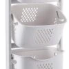 Wassorteerder – Wasmand Met 3 Vakken - Op Wieltjes - Milaan