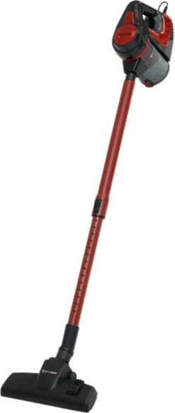 Sauber Steelstofzuiger Rood - Steelstofzuiger Rood - Steelstofzuiger - Steelstofzuiger Zonder Zak - Kruimeldief - Kleine Handstofzuiger - Kleine Stofzuiger