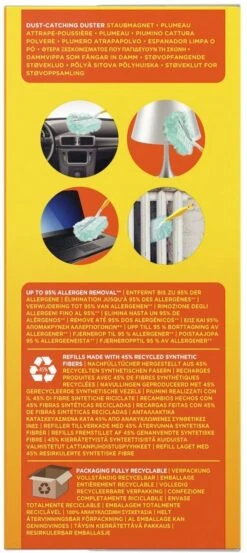 Swiffer Vloerreiniger Droge Doekjes - Geur Van Ambi Pur - Voordeelverpakking – 6 X 7 Navullingen -Leifheit Store 536x1200