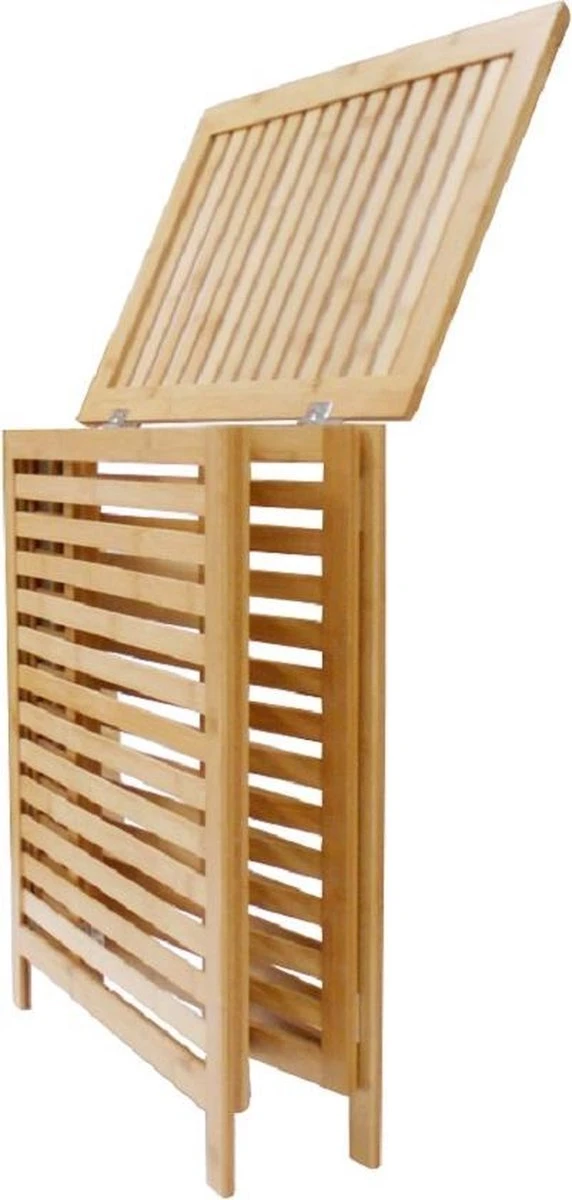 HUISSON Wasmand Met Deksel Bamboe Uitneembare Waszak Wasmanden Met Deksel 75 Ltr. 10 HUISSON Wasmand Met Deksel Bamboe Uitneembare Waszak Wasmanden Met Deksel 75 Ltr. - Afbeelding 10