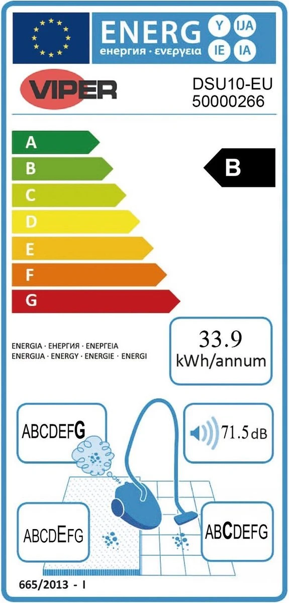 Nilfisk Viper DSU 10 - Stofzuiger Met Zak 2 Nilfisk Viper DSU 10 - Stofzuiger Met Zak - Afbeelding 2